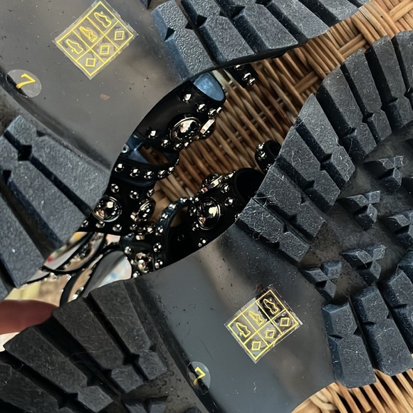 Free People Siren Studded Gladiator Sandals Size 7 NEW - Picture 12 of 14